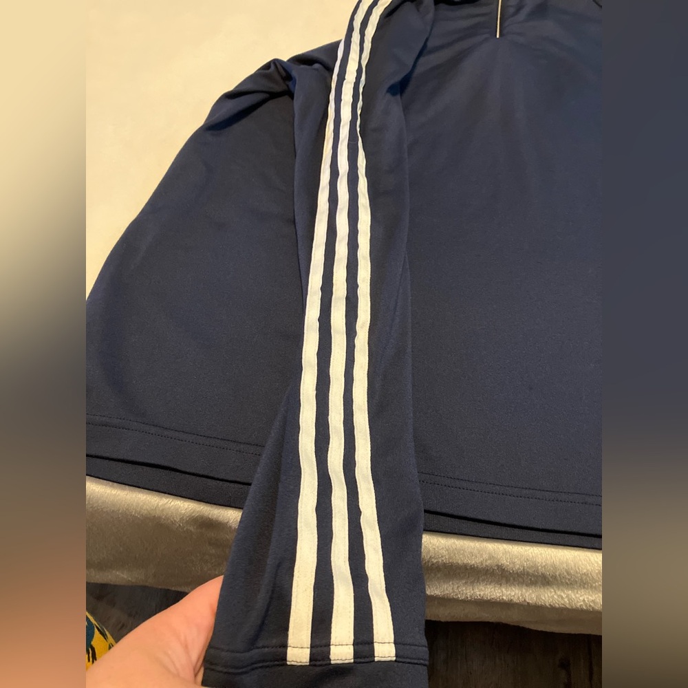 Adidas Climalite Navy Pullover - Picture 2 of 5